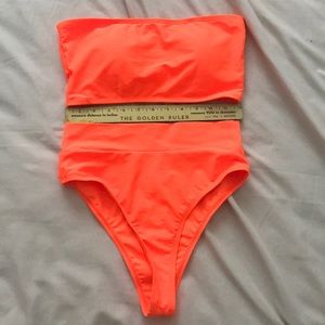 boutique Swim - High rise neon orange bikini boutique Swim - High rise neon orange bikini